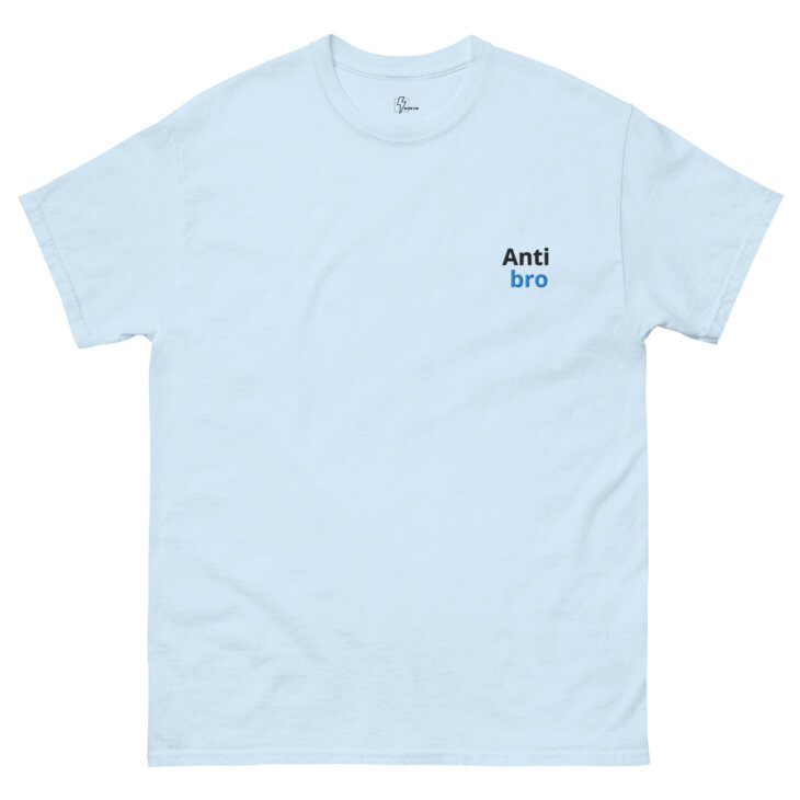 Camiseta "Anti Bro" Bordado - Imagen 4