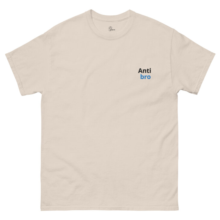 Camiseta "Anti Bro" Bordado - Imagen 2