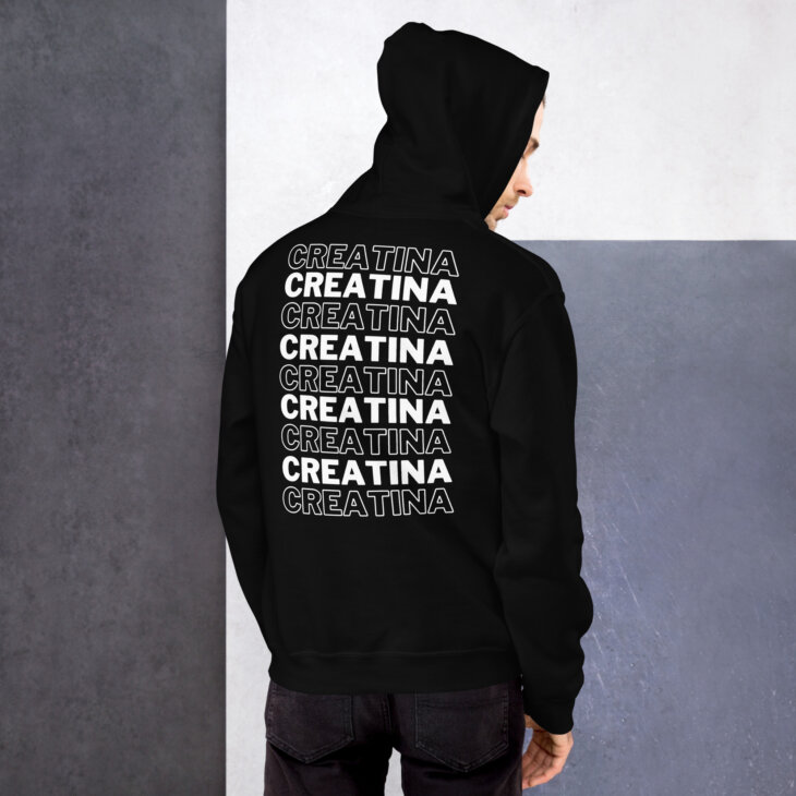 Sudadera con capucha #Creatina - Imagen 2