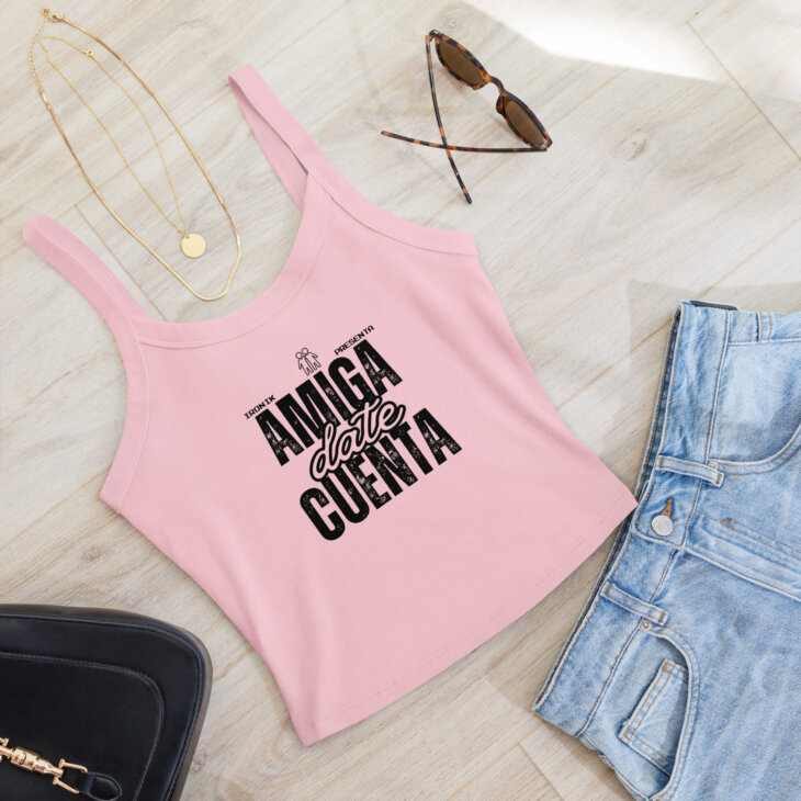 Crop Top "Amiga, date cuenta" - Imagen 4
