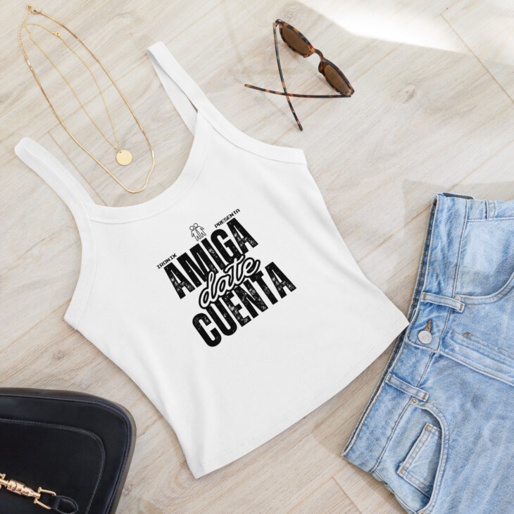Crop Top "Amiga, date cuenta" - Imagen 5