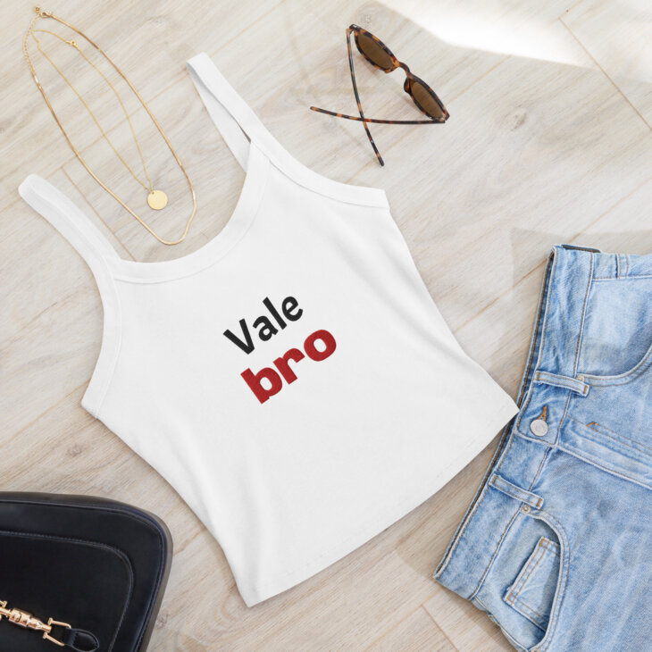Camiseta de Tirantes "Vale Bro"